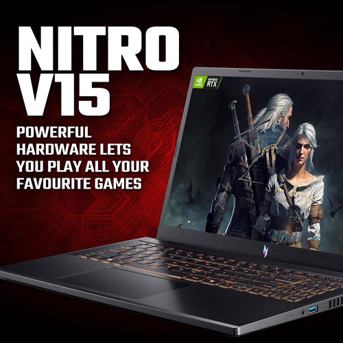 Acer Nitro V15 ANV15-52 Gaming Laptop 15.6" FHD 165Hz i7-13620H 16GB RAM 512GB SSD RTX 5050 Black