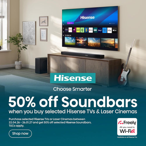 Hisense 75" 75E7QTUK QLED Smart AI TV - 4K Direct Lit Viewing, Quantum Dot Colour, Hi-View AI Engine, Dolby Vision, Dolby Atmos with Freely, Disney +, YouTube, Netflix