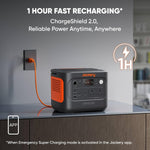Jackery Explorer 1000 v2+ 100W Solar Panel Portable Power Station(2024 New),1070Wh LiFePO4 Battery,1500W AC/100W USB-C Output, 1 Hr Fast Charge, Solar Generator for Outdoor Camping,Off-grid Living,RV